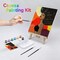 Canvas Painting Kit Pre Drawn Canvas for Painting for Adults Painting Party Kits Paint and Sip Party Supplies 8x10 Canvas to Paint 8 Acrylic Colors,3 Brush,1 Pallet Girl Paint Art Set